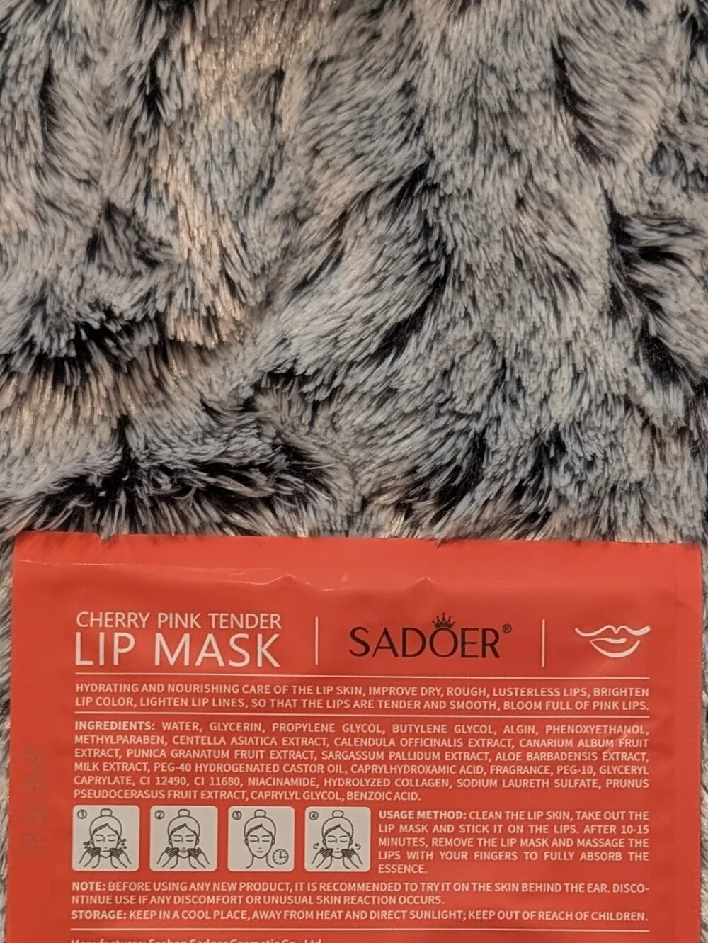 Sadoer Sweet Strawberry Lip Mask – Pink Hydrating Lip Treatment